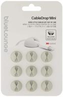 bluelounge cabledrop mini white - 5/16-inch cable management system for all cables logo