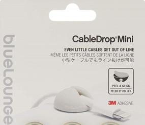 img 3 attached to Bluelounge CableDrop Mini White - 5/16-Inch Cable Management System For All Cables