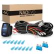 upgrade your light bar with naoevo 14awg 240w custom wiring harness and 6 modes light bar controller logo
