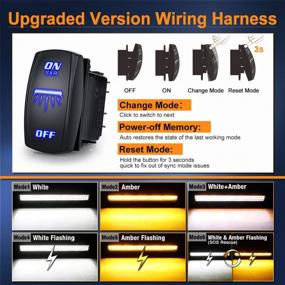 img 3 attached to Upgrade Your Light Bar With NAOEVO 14AWG 240W Custom Wiring Harness And 6 Modes Light Bar Controller