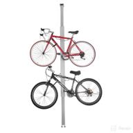 🚲 rad cycle aluminum bike stand storage rack: holds two bicycles, ideal for display and storage logo
