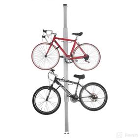 img 4 attached to 🚲 RAD Cycle Aluminum Bike Stand Storage Rack: Holds Two Bicycles, Ideal for Display and Storage