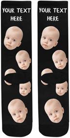 img 1 attached to Adorable Custom Photo Baby Pet Crew Socks For Men And Women