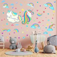 stickers ceiling unicorn birthday decoration nursery logo