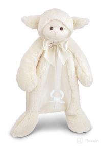 img 3 attached to Bearington Baby Lamby Pacifier Pet - White 🐑 Lamb Plush Stuffed Animal Lovie with Paci Holder (15-inch)