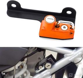 img 4 attached to 🔒 Anti-Theft Motorcycle Helmet Lock | Enhanced Security for R1200GS LC (2013-2019) & R1200GS LC Adventure (2014-2019) | R1250GS Compatible - Vibrant Orange