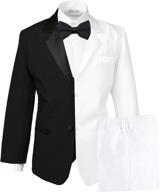 🤵 boys' classic black tuxedo suit & sport coat by spring notion logo