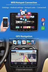 img 1 attached to Experience Seamless Connectivity With The 10.1 Inch Android Single Din Car Stereo - Wireless Carplay, Android Auto, GPS Navigation, Hi-Fi Bluetooth, USB & FM Radio - All In One!