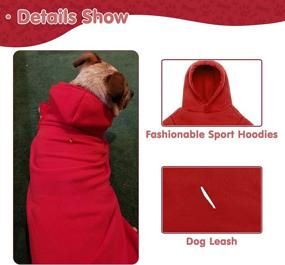 img 1 attached to 🐶 Stay Warm in Style: BINGPET Dog Hoodies with Fleece Lining - Perfect for Cold Weather!