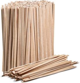 img 4 attached to ☕️ 1000-Pack Wooden Coffee Stirrers - 5.5 Inch Disposable Stir Sticks for Coffee & Cocktail