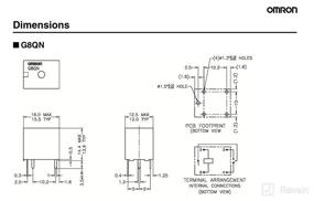 img 1 attached to Omron R303-12V Fuel Pump Relay - Upgraded Replacement for Omron F8VF-BA Relay