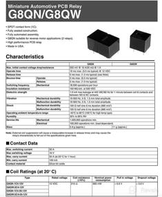 img 2 attached to Omron R303-12V Fuel Pump Relay - Upgraded Replacement for Omron F8VF-BA Relay