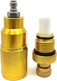 img 1 attached to Gurlleu 4500Psi 30Mpa High Pressure PCP Hand Pump Air Filter With Female And Male Quick Connect Water-Oil Separator (Gold)