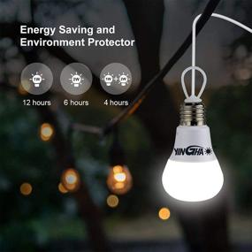 img 2 attached to YINGHAO Solar Light System: Indoor Home And Outdoor Power Backup Solution With 2 Hanging LED Bulbs, 5.5W Panel, And 33FT Cord For Shed, Barn, Garden, And Camping