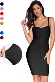 img 1 attached to Flaunt Your Curves In The Meilun Women'S Bandage Bodycon Dress - Perfect For Parties!