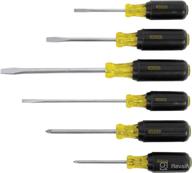 🔧 stanley 66-565 screwdriver set, 6-piece: versatile and reliable tools for every job логотип