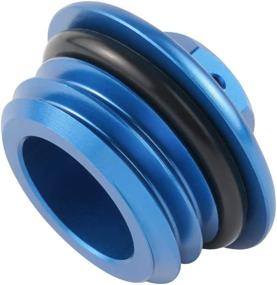 img 1 attached to 🔵 High-quality Blue Engine Oil Filler Cap Plug Screw Cover | Suitable for Husqvarna 701 Enduro/SuperMoto 2016-22, 125-501 TC/TE/TX/FE/FC/FX/FS 2014-22, 50/65 TC 2017-22, 85 TC 2014-22 | Enhanced Fitment
