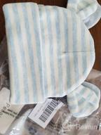 img 1 attached to Adorable Striped Newborn Hats With Bear Ears - Perfect For Preemies & Infants 0-6 Months review by Richard Singleton