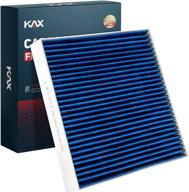 🏷️ kax cabin air filter replacement (gcf018/cf11809) for silverado, suburban, tahoe, sierra, yukon, escalade - upgraded activated carbon with strong adsorption logo