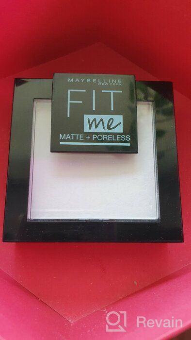 img 1 attached to Maybelline New York Fit Me Powder Compact Matte Concealing Pores 90 Transparent review by Aneta Dziecitkowska ᠌