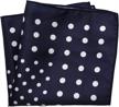 pocket squares cotton stripe elegant men's accessories - handkerchiefs logo