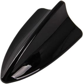 img 2 attached to FOLCONROAD Shark Fin Roof Antenna 🦈 Cover - Stylish Aerial Decor in Black