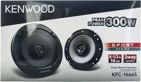 img 2 attached to 🔊 Enhanced Kenwood KFC1666S 6 1/2&#34; 2-Way Automotive Speaker for Optimal Audio Experience