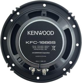 img 1 attached to 🔊 Enhanced Kenwood KFC1666S 6 1/2&#34; 2-Way Automotive Speaker for Optimal Audio Experience