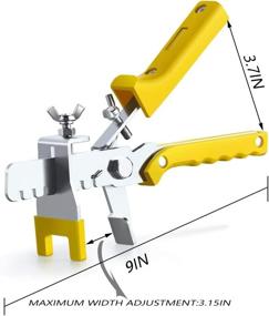 img 2 attached to Stainless Steel Tile Leveling System Pliers With Adjustable Locator And Spacers For Precision Floor And Wall Tiling Installations