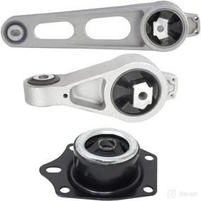 img 4 attached to ENA Front Right Upper Lower Mount and Transmission Mount Set - Chrysler Dodge PT Cruiser Neon 2.0L 2.4L Auto Trans w/o Turbo - A2947 A2948 A2949 Replacement