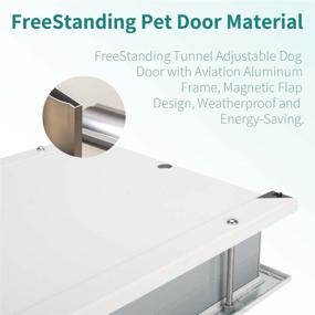 img 3 attached to FreeStanding Adjustable Double Flaps Weatherproof Energy Saving Dogs
