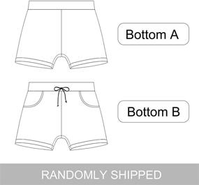 img 1 attached to Zando Swimsuits Boyshort Athletic Swimwear Women's Clothing for Swimsuits & Cover Ups