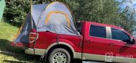img 1 attached to 🚚 JoyTutus Orange Pickup Truck Tent: Waterproof, Double Layer, Portable for 2 People – Ideal Camping Companion, 5.5'-6' Bed review by Paul Milonas