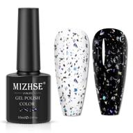 mizhse glitter polish sparkly diamind logo