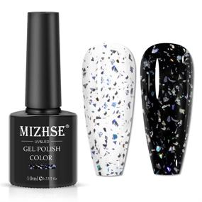 img 4 attached to MIZHSE Glitter Polish Sparkly Diamind