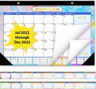 2022-2023 desk calendar: large monthly pages 17 x 11-1/2 inches, july 2022 to december 2023 - 18 month wall calendar for extended use in 2023 logo