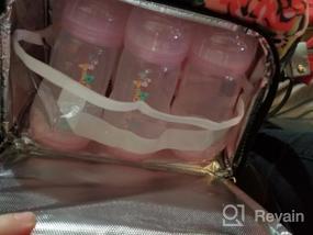 img 6 attached to Изолированная сумка-холодильник MBJERRY: герметичная, многоразовая и стильная для кормящих женщин на ходу