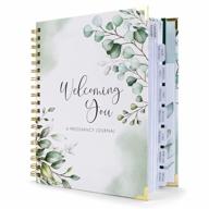 stunning pregnancy journal and memory book with organizer stickers and pocket for keepsakes - ideal present for new moms - a complete planner to document your baby's transformational adventure logo