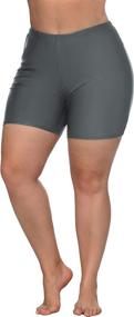 img 4 attached to ATTRACO Boardshorts Womens Waisted Shorts Women's Clothing - Swimsuits & Cover Ups