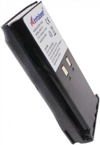 img 2 attached to KNB-17A 2100MAh NiMH Battery Compatible For Kenwood TK190/280/290/380/390/480/481 Radio - 1Pack Black