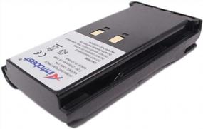 img 1 attached to KNB-17A 2100MAh NiMH Battery Compatible For Kenwood TK190/280/290/380/390/480/481 Radio - 1Pack Black