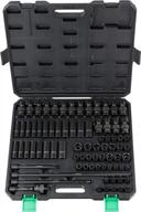 maximize your socket collection with amazon brand denali 80-piece impact socket set - sae and metric sizes, including star and inverted star with convenient carrying case logo