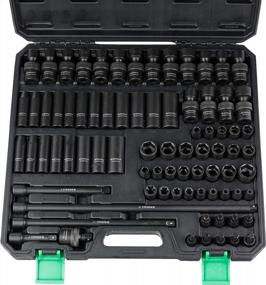 img 3 attached to Maximize Your Socket Collection With Amazon Brand Denali 80-Piece Impact Socket Set - SAE And Metric Sizes, Including Star And Inverted Star With Convenient Carrying Case