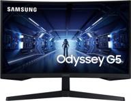 samsung odyssey 27" curved gaming monitor with freesync, qhd 2560x1440p display and adaptive sync technology logo