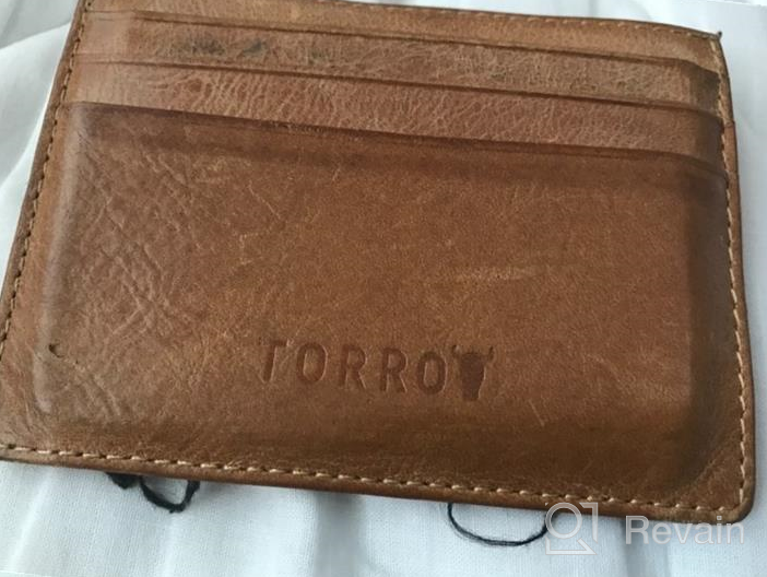 img 1 attached to 👜 TORRO Premium Genuine Leather Men's Wallets, Card Cases & Money Organizers - High-Quality Business Accessories review by Troy Boren