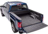 bedrug bmc19ccd bedmat for 19+ gm silverado/sierra 5'9" drop-in bed - gray logo