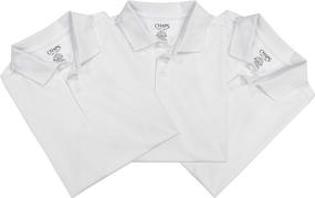 img 1 attached to 👔 Chaps School Uniform Performance Sleeve Boys' Clothing: Tops, Tees & Shirts that Impress