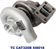 high-performance turbocharger compatible with caterpillar cat 320 & 3066 engines - oem part no. 5i-8018 and 49179-02300 logo
