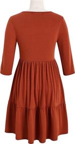 img 2 attached to SUREPLE Women's Dresses with Pockets in Burgundy, Size L – Clothing for Women