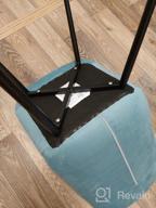 картинка 3 прикреплена к отзыву 🪑 Flex STOOL GROUP Chair, metal/velor, metal, blue/black color от elina Sophie ᠌